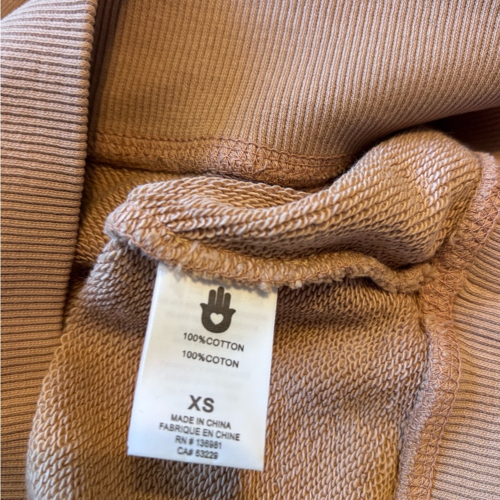 Spiritual Gangster Tan and‎ Pink Amore Art Sweatshirt s - Picture 7 of 7